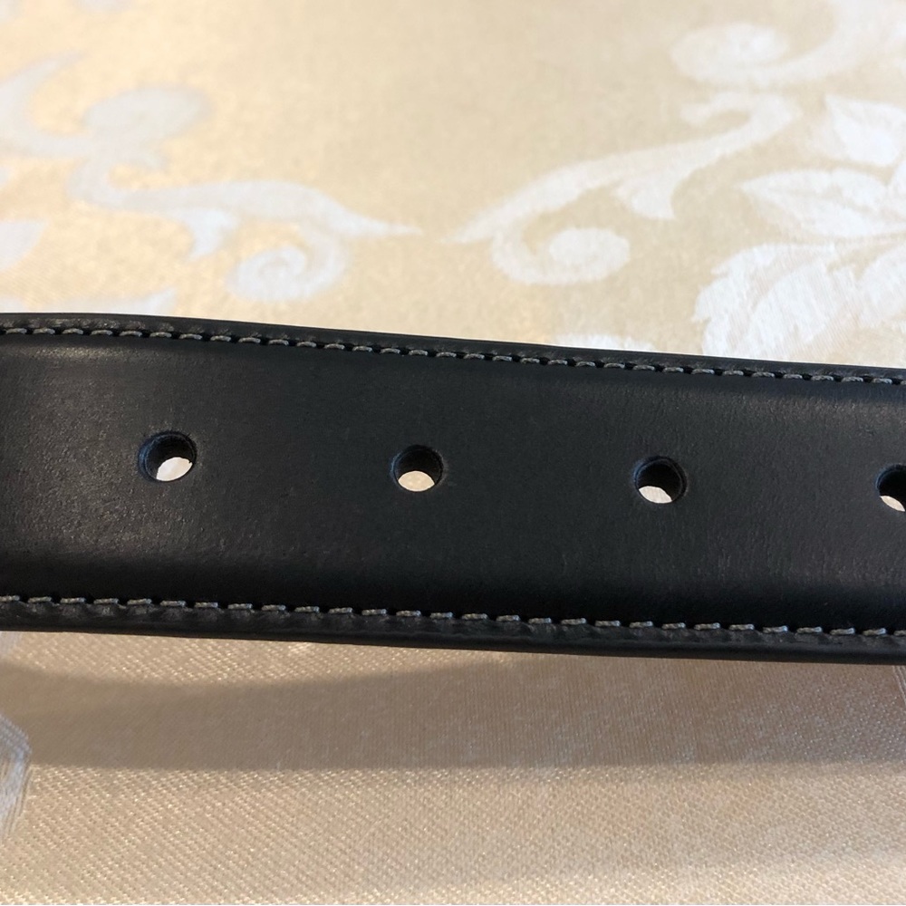 Men’s Leather Belt, Black